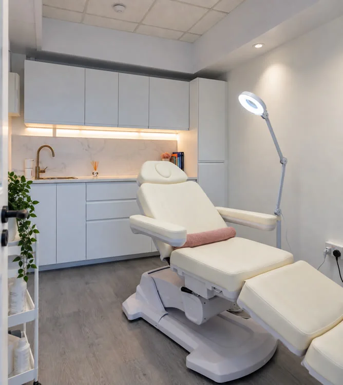 Treatment chair and equipment at SVP Aesthetic